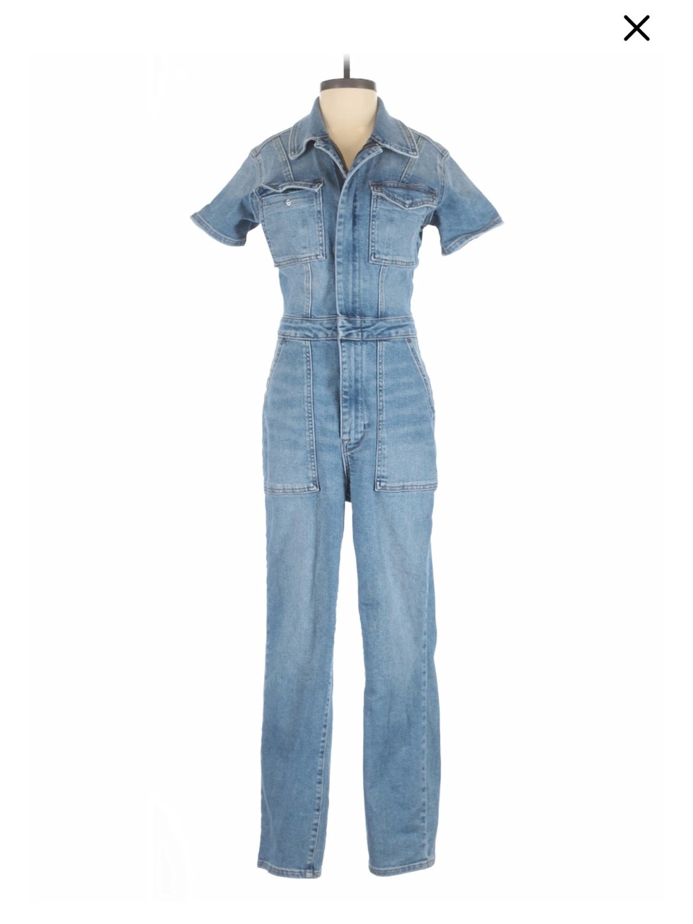 Good American Denim Jumpsuit